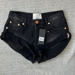 Black Bandit low waist short size 24 new with tags